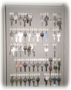 safe key wall